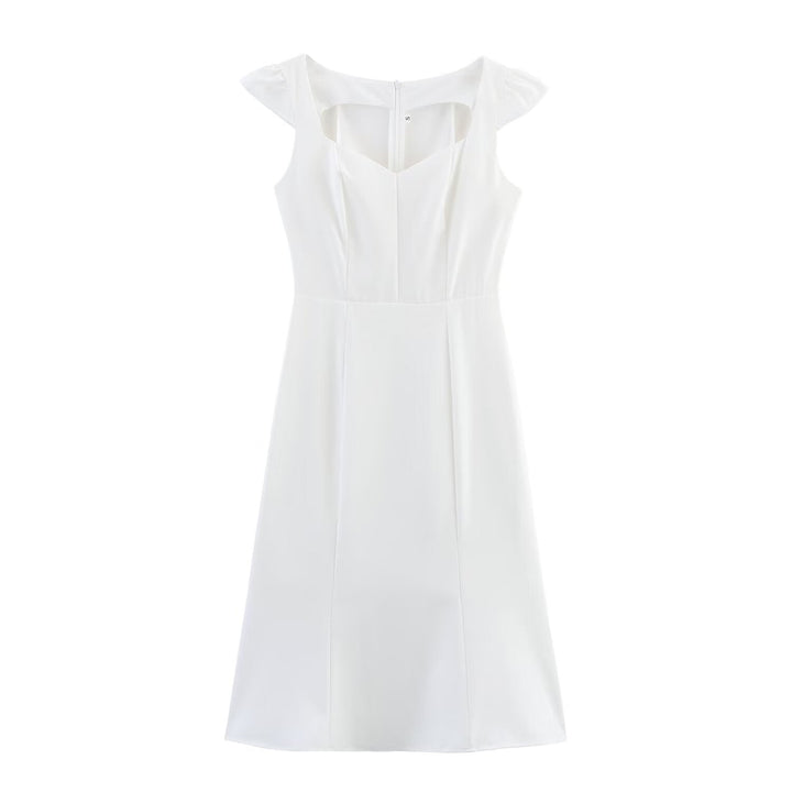 Women's Western Classic Slim-style White Elegant Dress