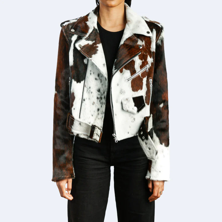 Woman's Pony Hair Cowhide Jacket