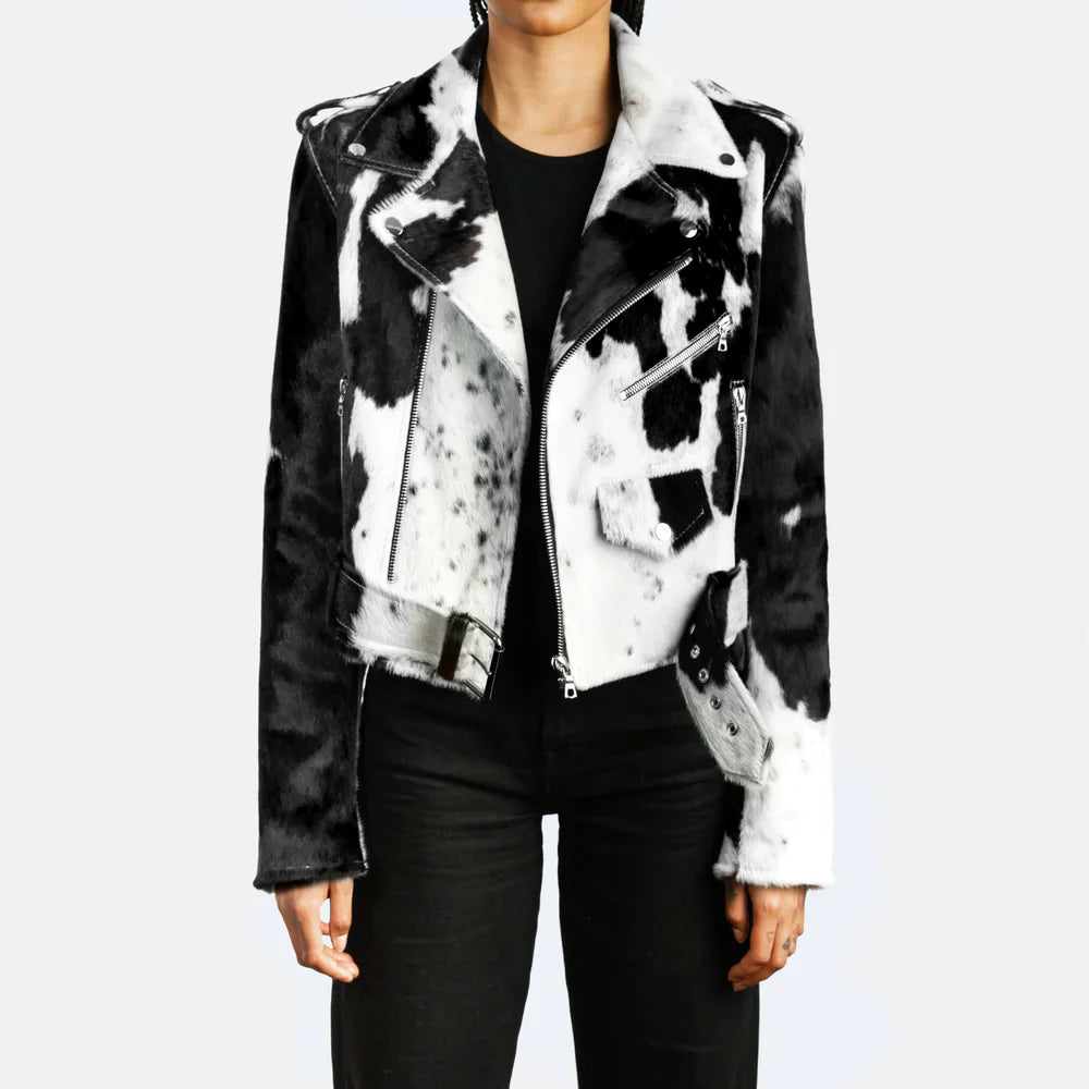 Woman's Pony Hair Cowhide Jacket