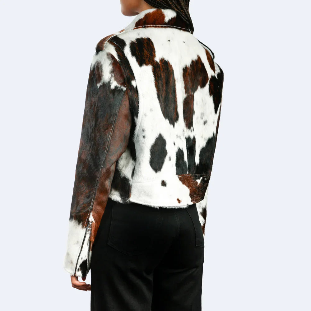 Woman's Pony Hair Cowhide Jacket