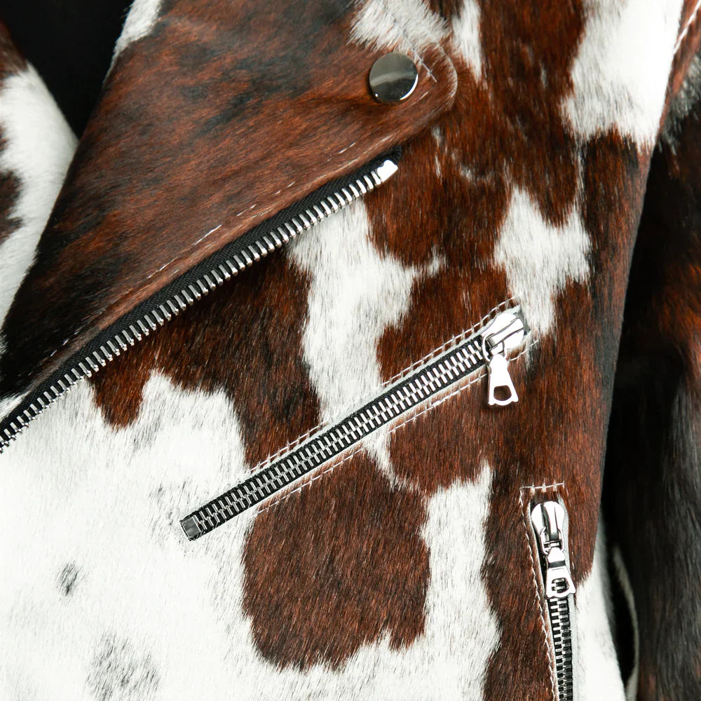 Woman's Pony Hair Cowhide Jacket