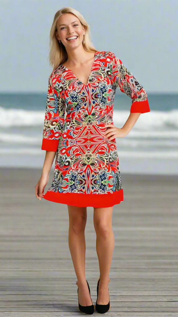 Latest Trends Tunic Dresses - Caribbean Clothing Suppliers