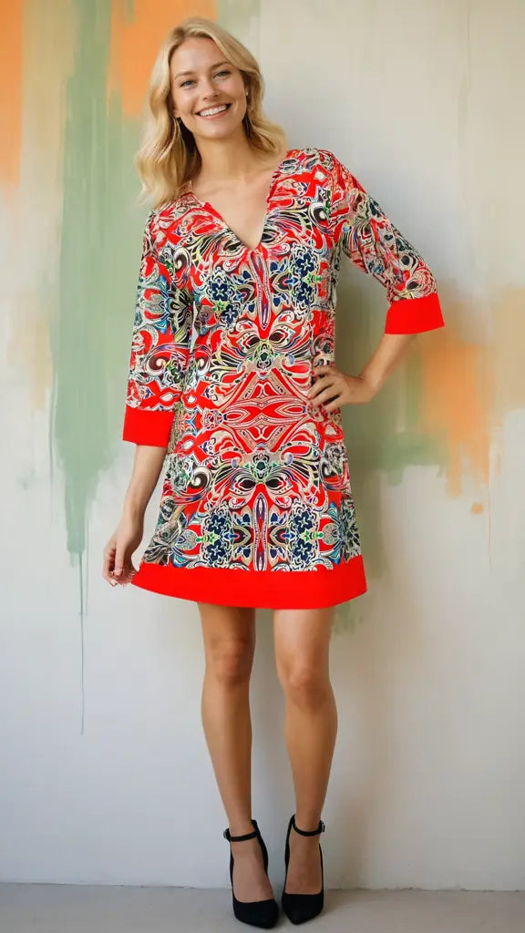 Latest Trends Tunic Dresses - Caribbean Clothing Suppliers