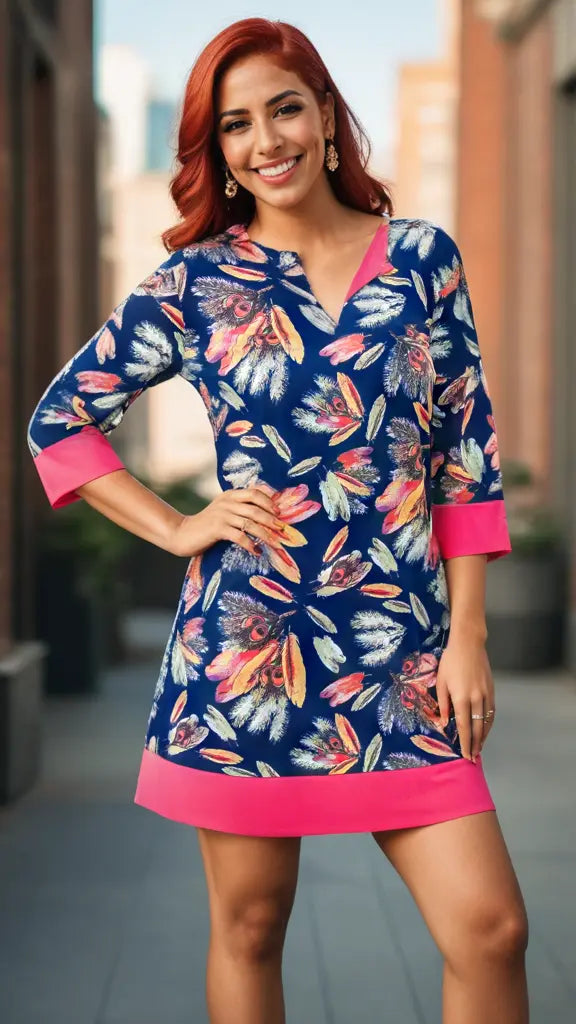 Latest Trends Tunic Dresses - Caribbean Clothing Suppliers