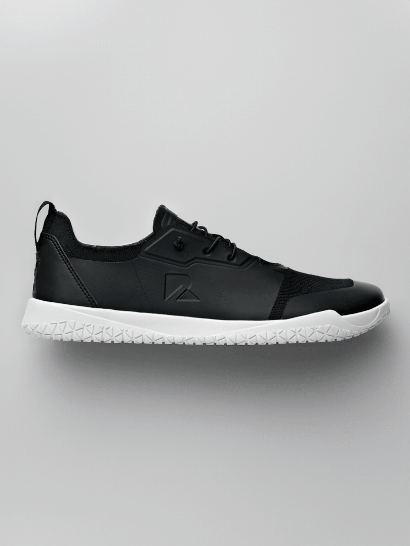 Barefoot Training Shoes Zero Drop - Black | Wide Toe Box Minimalist Trainer