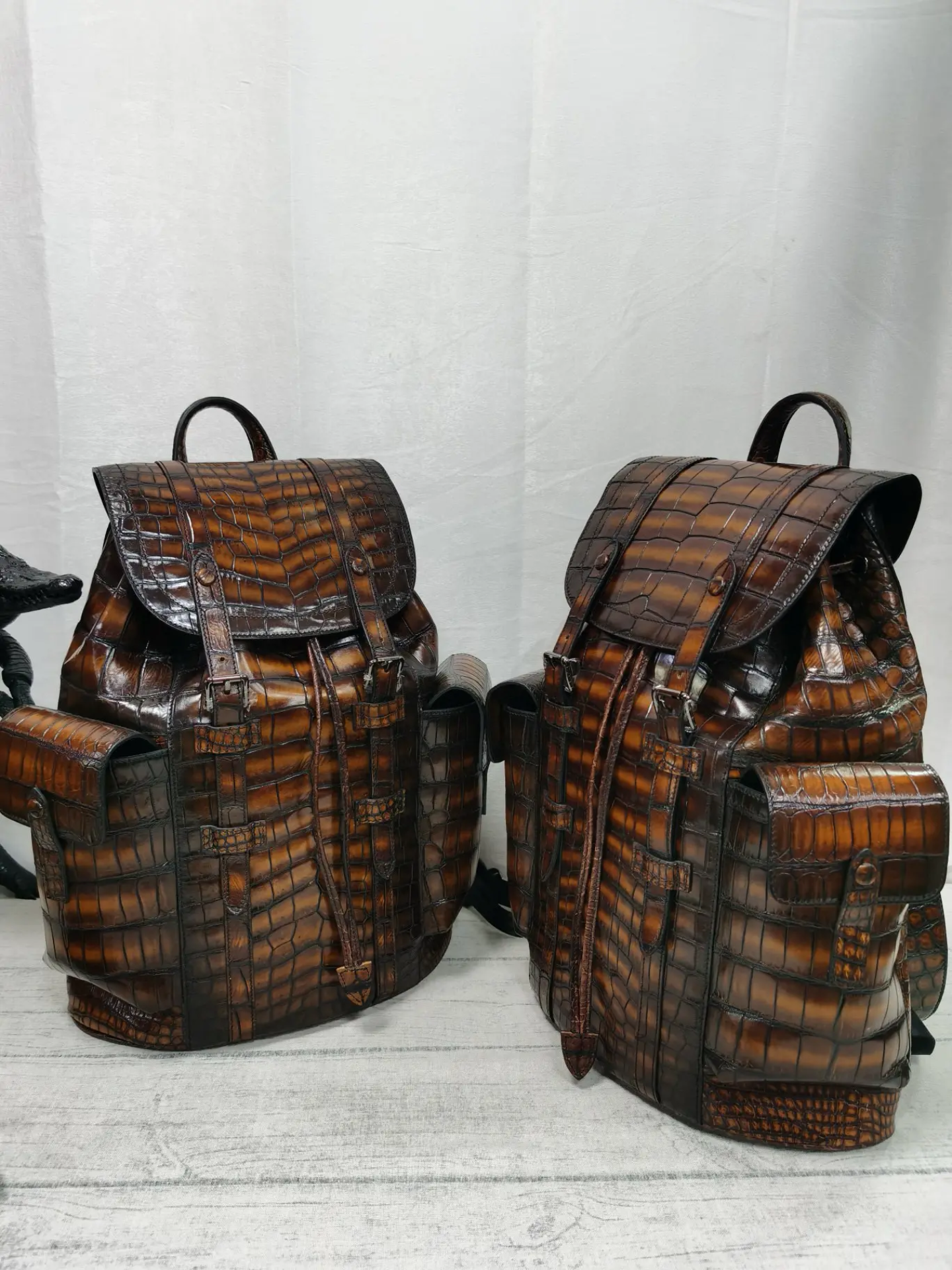 DON JOHN Crocodile Backpacks Unisex