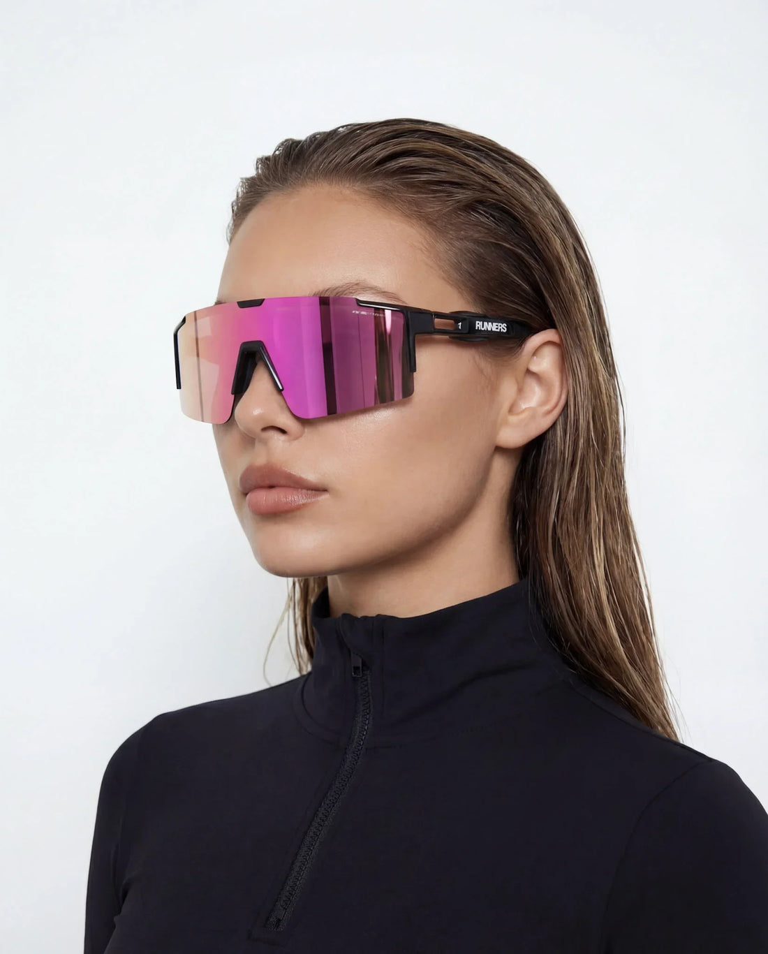 Cherry Pink Polarized Cycling & Sport Sunglasses - UV400 for Men & Women