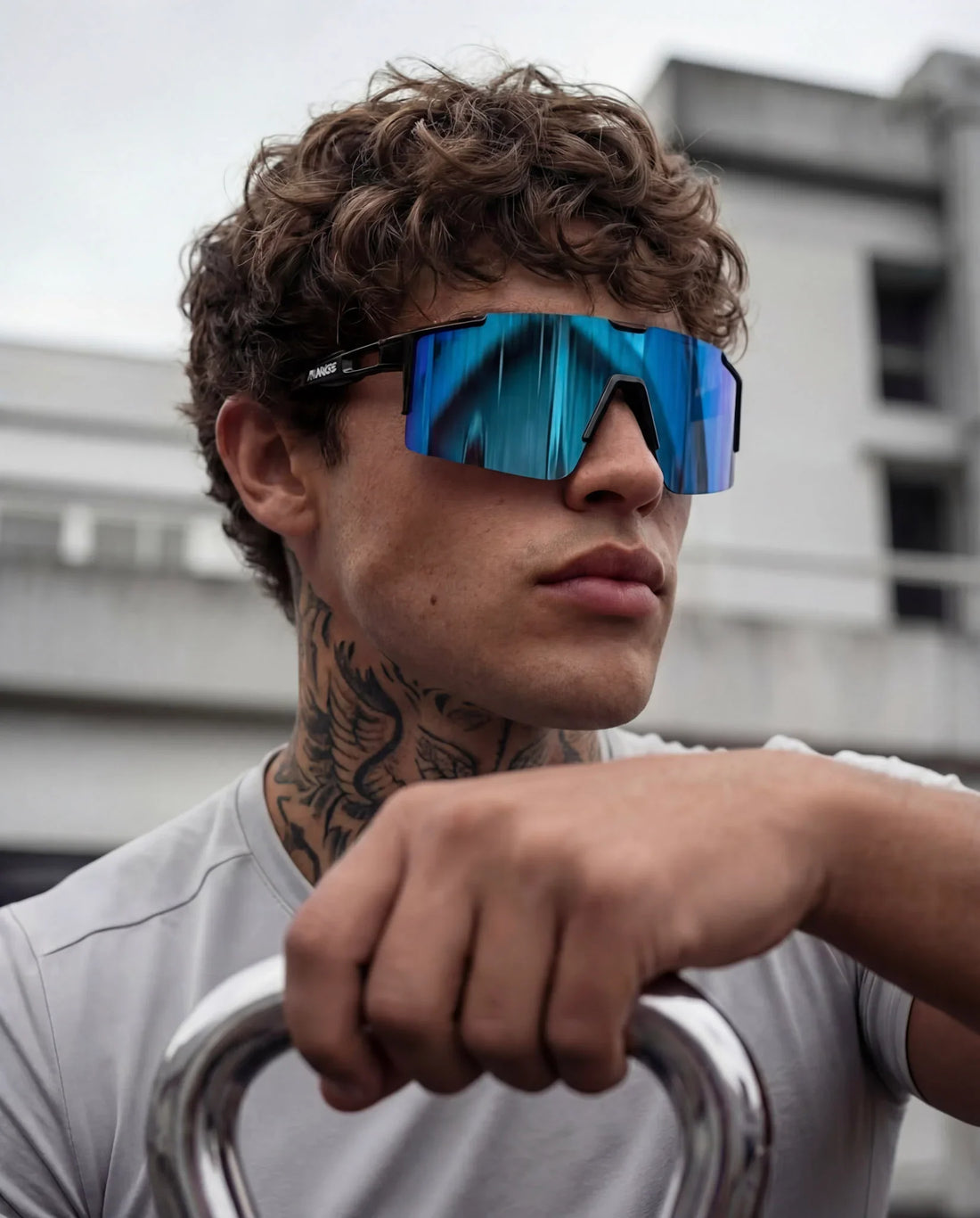 Ice Blue Polarized Cycling & Sport Sunglasses - UV400 for Men & Women